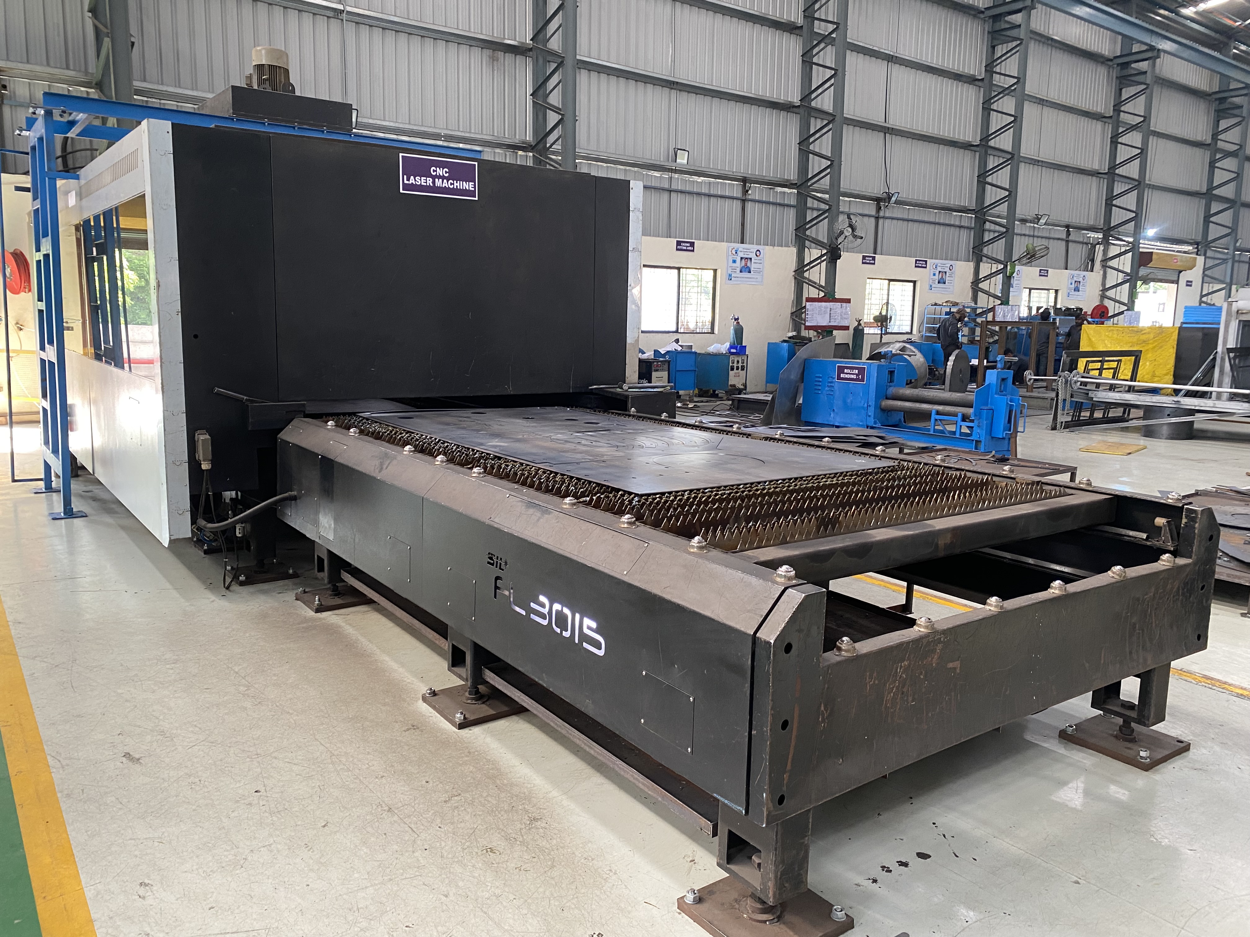 CNC fibre laser cutting