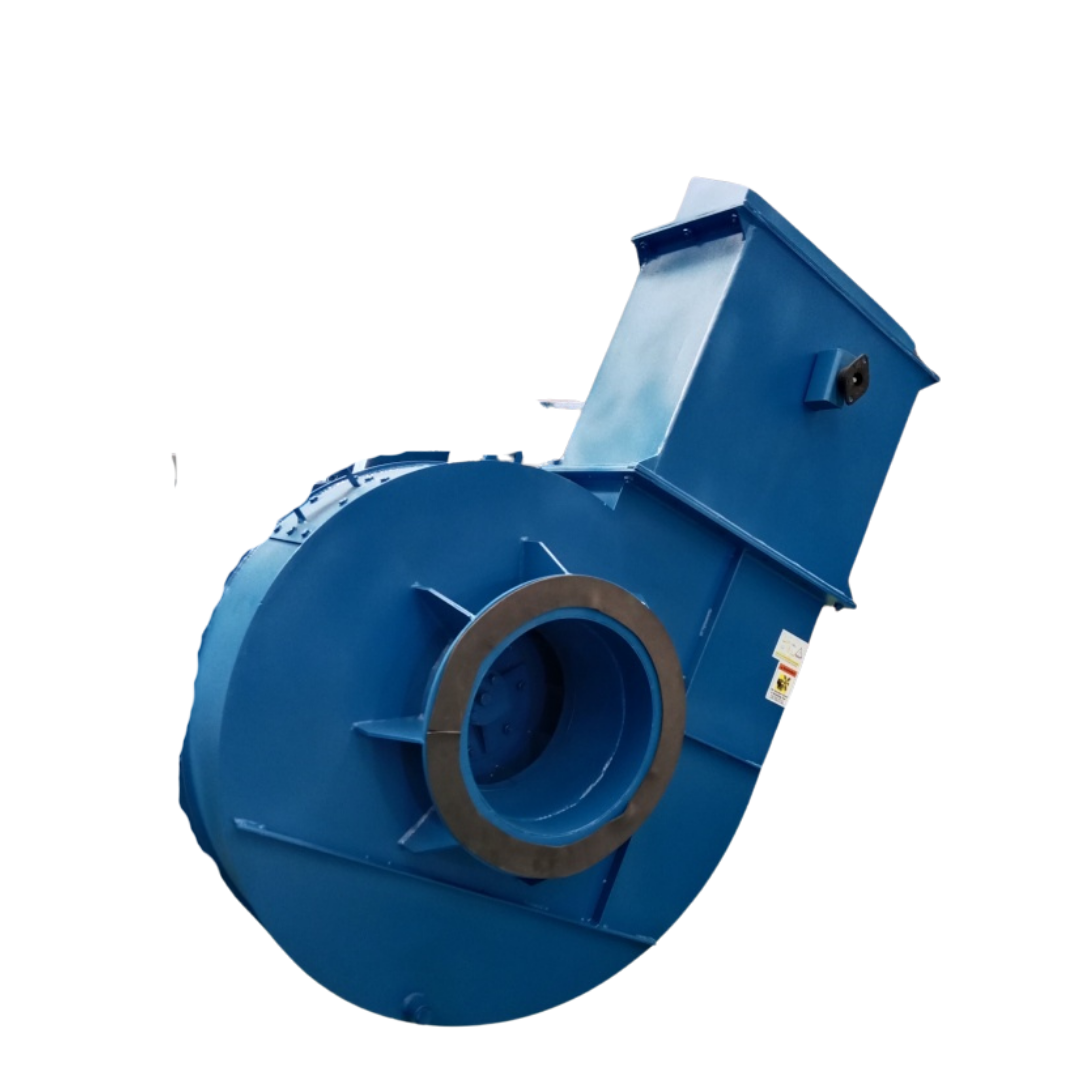 Heavy-duty fume-extraction centrifugal fan for a foundry on the Jitamitra shop floor